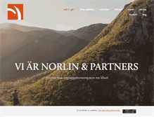 Tablet Screenshot of norlinopartners.se
